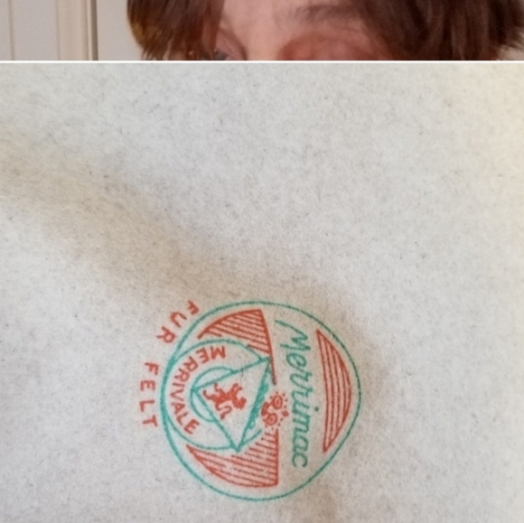 1940s felted wool asymmetrical hat - Picture 12 of 16